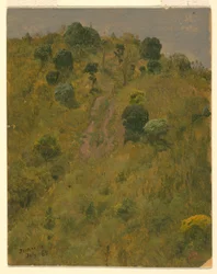 Tegning, landskap, juli 1865