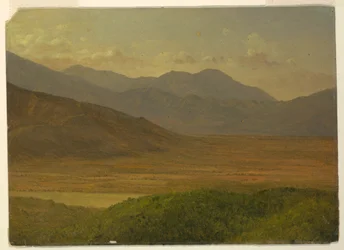 Tegning, landskap, mai 1865