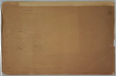 Tegning, landskap nær Guaranda, Ecuador, 4. juni 1857