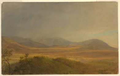 Tegning, Fjelllandskap, mai 1865