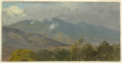 Tegning, Fjelllandskap, mai 1865