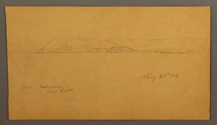 Tegning, Fjellkyst, 21. juli 1859