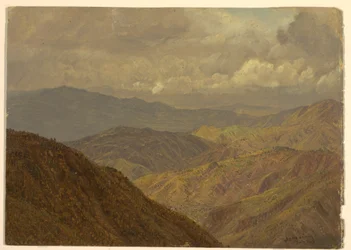 Tegning, Fjelllandskap, juli 1865