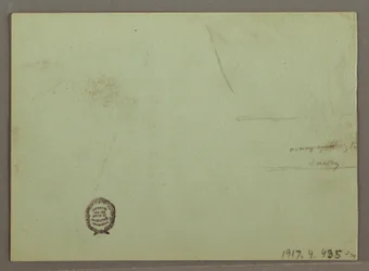 Tegning, fjellside, april 1869