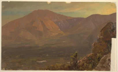 Tegning, Mt. Katahdin og Turner, 1860–78