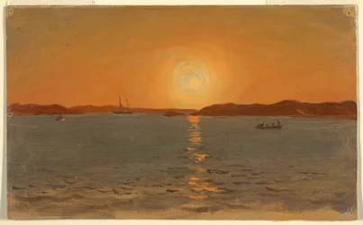 Tegning, Newfoundland, kattehode, juni 1859