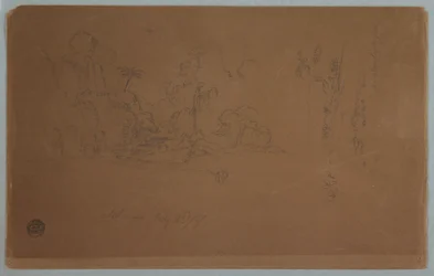 Tegning, Saberreta, Ecuador, 23. juli 1857