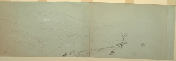Tegning, skisser, Bloxburgh, Jamaica, 1865