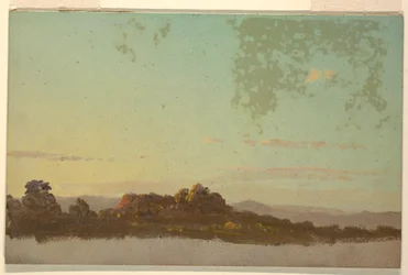 Tegning, Sommerlandskap, 1870–80