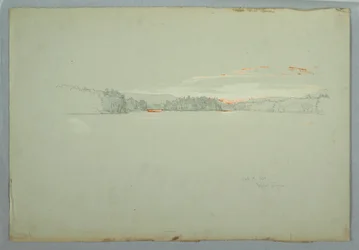 Tegning, Upper Tongue Lake, 1. oktober 1879