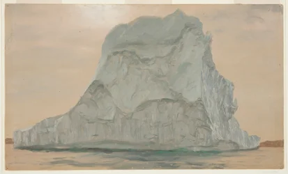 Grå isfjell