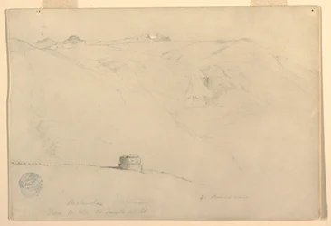 Pichincha, Morning, fra Solens tempel, Quito, Ecuador, juni 1857