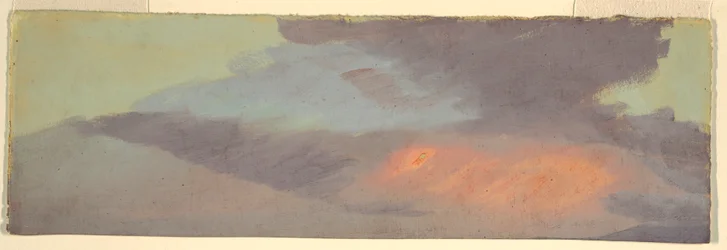 Skystudie ved solnedgang