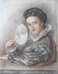 Head of a Lady (kritt)