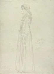 Marietta, Capri, 1859 (grafitt på papir)