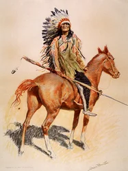 En sioux-høvding