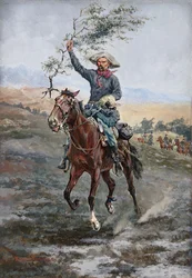 Våpenhvilens flagg i den indiske krigen, 1886