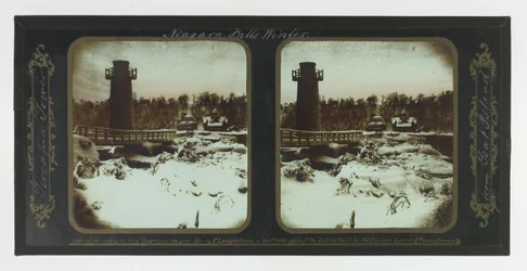 Winter Niagara Falls, Terrapin Tower fra Goat Island