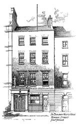 Sir Benjamin Wests hus, Newman Street, London, 1912