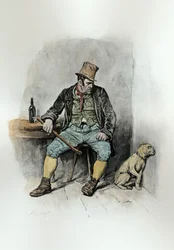 Bill Sykes og hunden hans, fra 