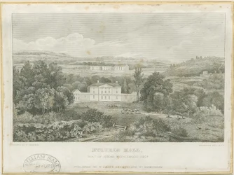 Etruria Hall: gravering, nd [c 1830] (trykk)