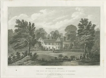 Meaford Hall: gravering, og [midten av 1800-tallet]