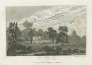 Rolleston Hall: gravering, nd [midten av 1800-tallet] (trykk)