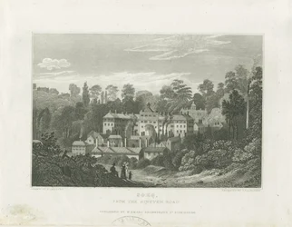 Soho Manufactory fra Ninevah Road: stålgravering, nd [c 1830] (trykk)