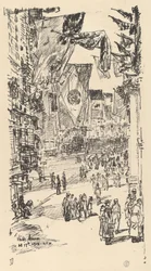 Avenue of the Allies, 1918.