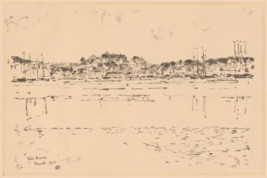 Indre havn, 1918.