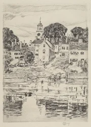 Church Tower, Portsmouth, 1921.