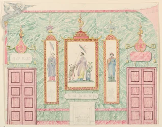 Vegghøyde, sannsynligvis for bankettrommet, Royal Pavilion, Brighton