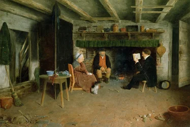 Prestemannens besøk (panel)