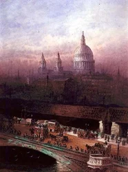 Blackfriars Bridge og St. Paul