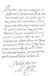 Brev av Marie de Medici til hertugen av Savoy, slutten av 1500-tallet - begynnelsen av 1600-tallet 1865.