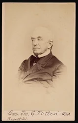 Portrett av general Joseph Gilbert Totten 1788-1864, før 1864.