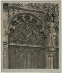 Bourges katedral: Crypt Under Nave, ca. 1900.