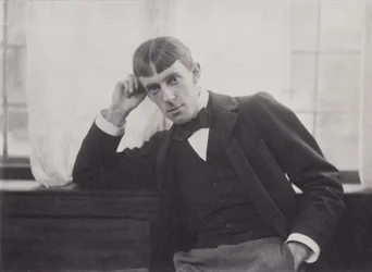 Portrettfotografi av Aubrey Beardsley (1872-98) av Frederick Evans (1853-1943)