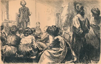 Våre kveldskurs i kunst har startet, 1905