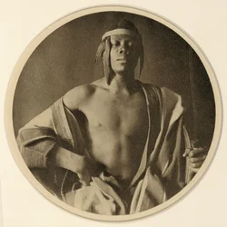 En etiopisk høvding, 1887