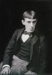 Portrettfotografi av Aubrey Beardsley (1872-98) av Frederick Hollyer (1837-1933)
