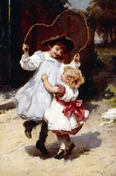 Skipping, ca. 1896