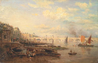 Themsen og Waterloo Bridge fra Somerset House