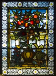 London, Thomas Goode Showroom, South Audley Street, GE Cooke, tilskrevet Frederick Vincent Hart (1843-1914), Fruiting Shrub, 1876