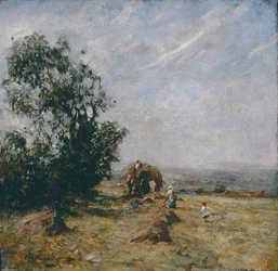 Harvest Scene (olje om bord)