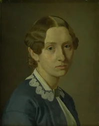 Thomasine Ludvigne Vermehren, født Grüner, kunstnerens kone