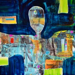Levende abstrakt figur
