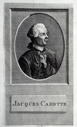 Portrett av forfatteren Jacques Cazotte 1720-1792
