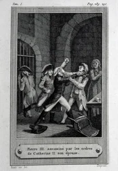 Attentatet på Russlands keiser Peter III Fjodorovitsj 17. juli 1762