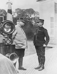 General Joffre og general Foch, 1914